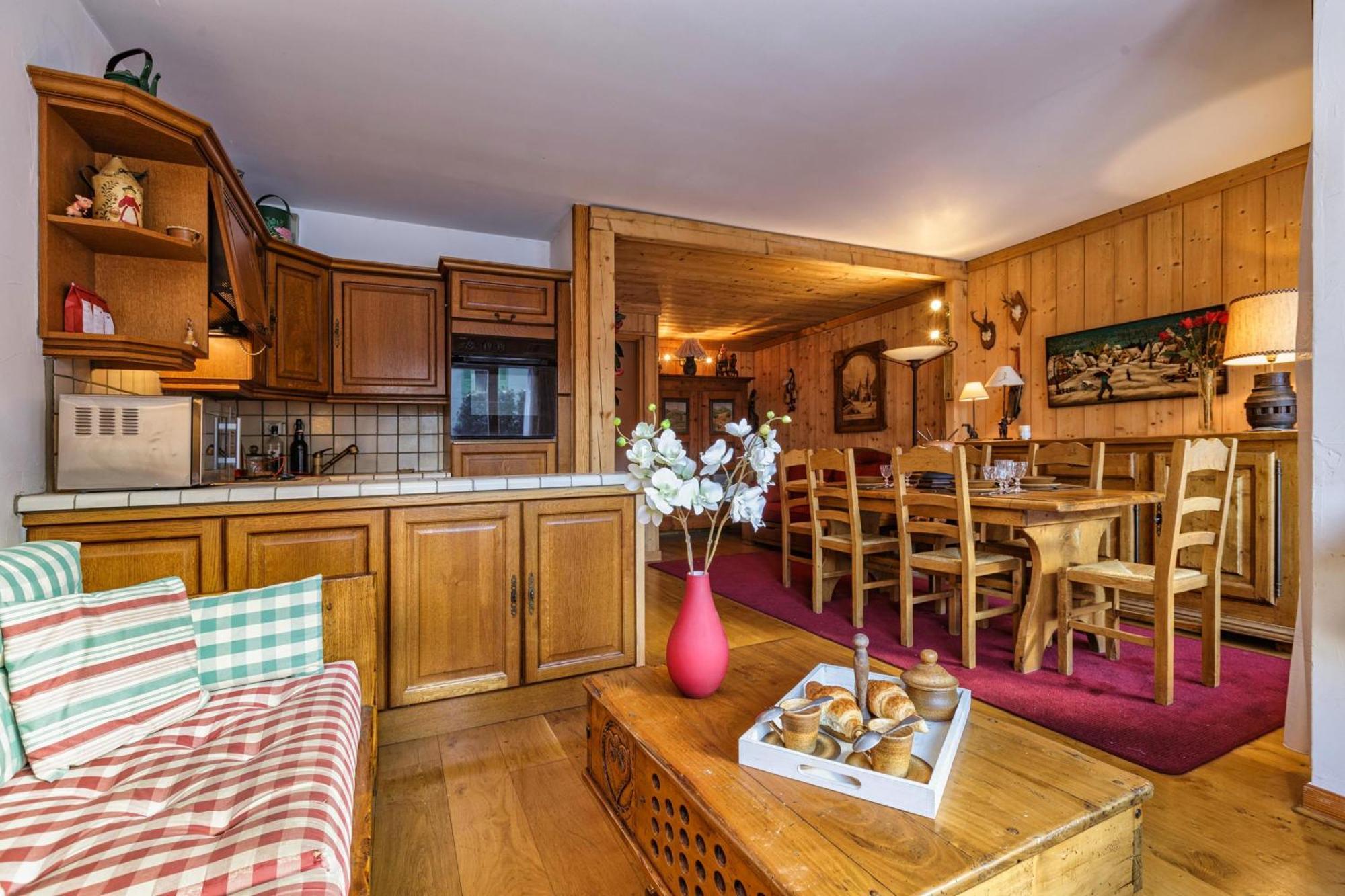 Duplex Aiguille Du Midi Large Terrasse - Happy Rentals Шамони Экстерьер фото